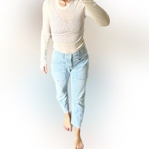 Veronica Beard Stove Pipe, High Waisted Jeans size 27